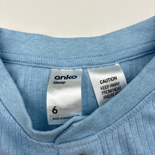 Load image into Gallery viewer, Boys Anko, ribbed long sleeve pyjama top, FUC, size 6,  