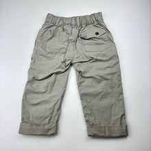 Load image into Gallery viewer, Boys Stix n Stones, lightweight cotton pants, elasticated, GUC, size 1,  