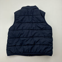 Load image into Gallery viewer, Boys Target, navy puffer vest / sleeveless jacket, GUC, size 1,  
