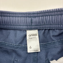Load image into Gallery viewer, Boys Anko, blue casual shorts, elasticated, wash fade, FUC, size 6,  