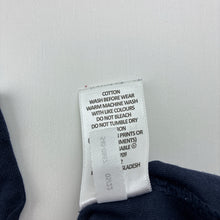 Load image into Gallery viewer, Unisex Target, navy organic cotton tee / top, GUC, size 7,  