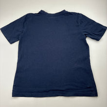 Load image into Gallery viewer, Unisex Target, navy organic cotton tee / top, GUC, size 7,  