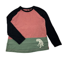 Load image into Gallery viewer, Boys Tilt, cotton long sleeve tee / top, tiger, FUC, size 5,  