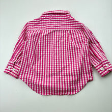 Load image into Gallery viewer, Unisex RITEMATE, PILBARA COLLECTION checked cotton work shirt, light marks cuffs, FUC, size 0,  