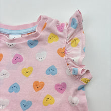 Load image into Gallery viewer, Girls Dymples, cotton tee / top, hearts, FUC, size 00,  