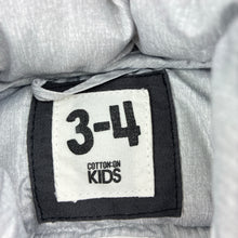 Load image into Gallery viewer, Unisex Cotton On, light grey hooded puffer vest, EUC, size 3-4,  