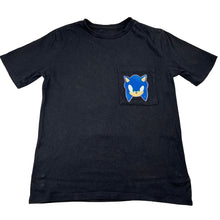 Load image into Gallery viewer, Boys SEGA, SONIC THE HEDGEHOG cotton tee / top, wash fade, FUC, size 7,  