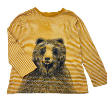 Load image into Gallery viewer, Boys Anko, cotton long sleeve tee / top, bear, GUC, size 5,  
