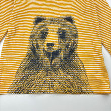 Load image into Gallery viewer, Boys Anko, cotton long sleeve tee / top, bear, GUC, size 5,  