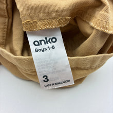 Load image into Gallery viewer, Boys Anko, cotton overalls / shortalls, GUC, size 3,  