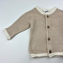 Load image into Gallery viewer, Unisex Anko, knitted cotton cardigan / sweater, EUC, size 0000,  