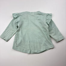 Load image into Gallery viewer, Girls Baby Berry, cotton long sleeve tee / top, butterfly, GUC, size 00,  