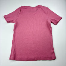 Load image into Gallery viewer, Girls Mango, pink ribbed stretchy tee / top, EUC, size 12,  