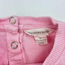 Load image into Gallery viewer, Girls Country Road, pink cotton tee / top, sequins, GUC, size 0,  
