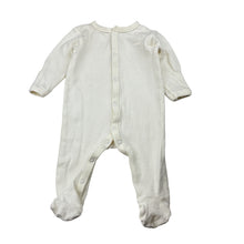 Load image into Gallery viewer, Unisex Baby Berry, ribbed coverall / romper, GUC, size 000,  