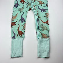 Load image into Gallery viewer, Unisex Bonds, zip wondersuit / zippy / romper, dinosaurs, FUC, size 3,  