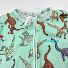 Load image into Gallery viewer, Unisex Bonds, zip wondersuit / zippy / romper, dinosaurs, FUC, size 3,  