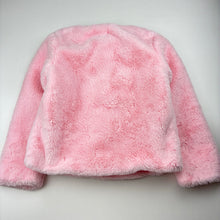 Load image into Gallery viewer, Girls Milkshake, lined pink faux fur jacket / coat, FUC, size 6,  