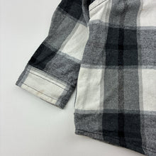 Load image into Gallery viewer, Boys Baby Berry, flannel cotton hooded long sleeve shirt, FUC, size 1,  