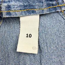 Load image into Gallery viewer, Girls Target, stretch denim overalls / shortalls, GUC, size 10,  