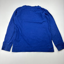 Load image into Gallery viewer, Boys Levis, blue cotton long sleeve tee / top, wash fade, FUC, size 4,  