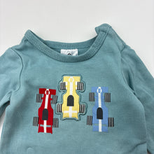 Load image into Gallery viewer, Boys Target, cotton bodysuit / romper, racing cars, GUC, size 0000,  