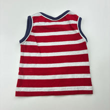 Load image into Gallery viewer, Boys H+T, cotton Christmas tank top, GUC, size 0000,  