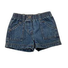 Load image into Gallery viewer, Boys Dymples, vintage denim shorts, elasticated, GUC, size 00,  