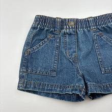 Load image into Gallery viewer, Boys Dymples, vintage denim shorts, elasticated, GUC, size 00,  