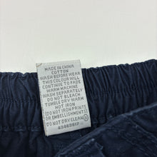 Load image into Gallery viewer, Boys Target, navy cotton cargo shorts, elasticated, GUC, size 00,  