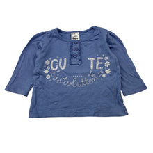 Load image into Gallery viewer, Girls Tiny Little Wonders, cotton long sleeve tee / top, GUC, size 00,  