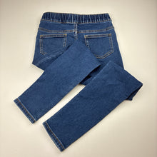 Load image into Gallery viewer, Girls Target, stretch denim leggings / jeggings, elasticated, Inside leg: 55cm, EUC, size 8,  