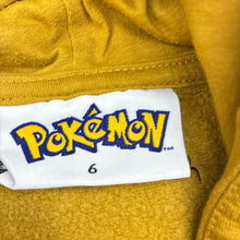 Load image into Gallery viewer, Unisex Nintendo, Pokemon Pikachu fleece lined hoodie sweater, GUC, size 6,  