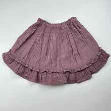 Load image into Gallery viewer, Girls Zara, crinkle skirt, elasticated, L: 24cm, FUC, size 2,  