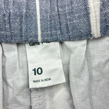 Load image into Gallery viewer, Girls Anko, lined lightweight cotton shorts, elasticated, GUC, size 10,  