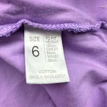 Load image into Gallery viewer, Girls H+T, cotton long sleeve tee / top, princess, FUC, size 6,  