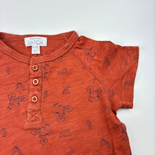Load image into Gallery viewer, Boys Pumpkin Patch, cotton henley tee / top, FUC, size 0,  