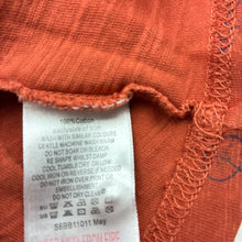 Load image into Gallery viewer, Boys Pumpkin Patch, cotton henley tee / top, FUC, size 0,  