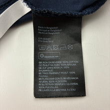 Load image into Gallery viewer, Girls H&amp;M, navy cotton tee / top, birds, FUC, size 5-6,  