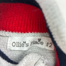 Load image into Gallery viewer, Boys Ollie's Place, knitted cotton sweater / jumper, EUC, size 2,  