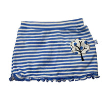 Load image into Gallery viewer, Girls Plum, cotton skirt, built-in nappy cover, elasticated, light mark on waistband, FUC, size 00,  