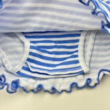 Load image into Gallery viewer, Girls Plum, cotton skirt, built-in nappy cover, elasticated, light mark on waistband, FUC, size 00,  