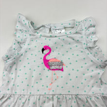Load image into Gallery viewer, Girls Baby Berry, spotted cotton top, flamingo, FUC, size 000,  