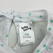 Load image into Gallery viewer, Girls Baby Berry, spotted cotton top, flamingo, FUC, size 000,  