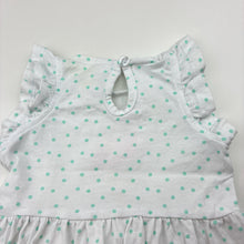 Load image into Gallery viewer, Girls Baby Berry, spotted cotton top, flamingo, FUC, size 000,  