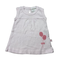 Load image into Gallery viewer, Girls Marquise, pink &amp; white stripe cotton top, balloons, GUC, size 000,  