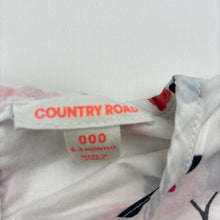Load image into Gallery viewer, Girls Country Road, lightweight floral cotton long sleeve dress, FUC, size 000, L: 35cm