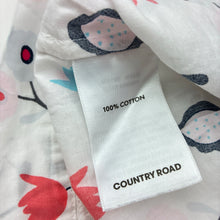 Load image into Gallery viewer, Girls Country Road, lightweight floral cotton long sleeve dress, FUC, size 000, L: 35cm