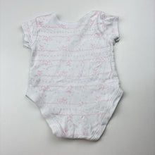 Load image into Gallery viewer, Girls George, cotton bodysuit / romper, rabbits, GUC, size 000,  