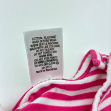 Load image into Gallery viewer, Girls Target, striped stretchy tee / top, GUC, size 0000,  